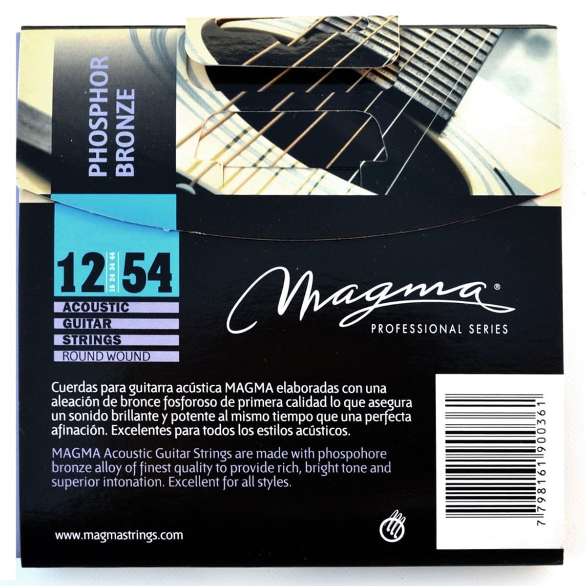 MAGMA - Set Cuerdas Guitarra Acustica GA140PB Magma