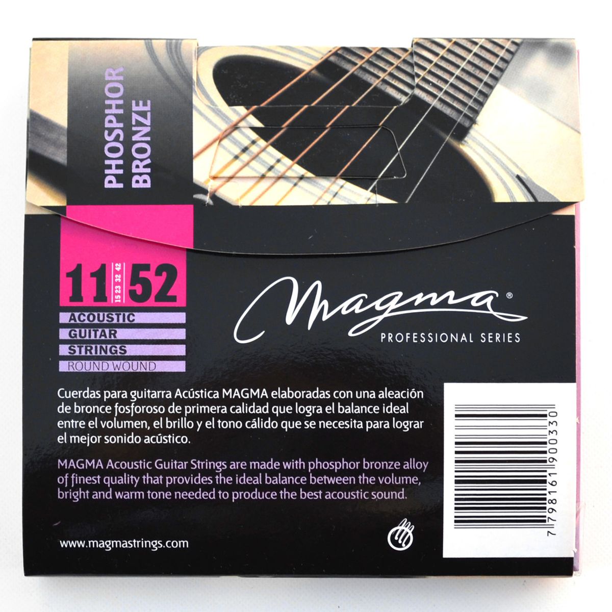 MAGMA - Set Cuerdas Guitarra Acustica GA130PB Magma
