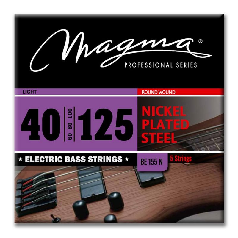 MAGMA - Set de Cuerdas Bajo Eléctrico BE155N Magma