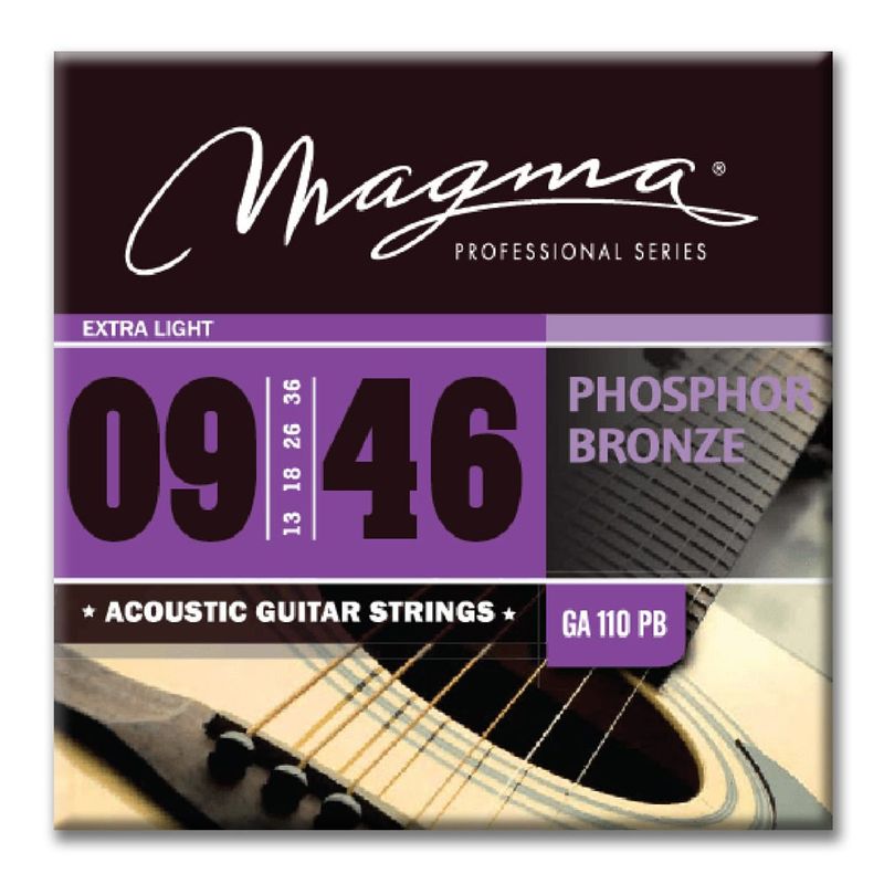 MAGMA - Set Cuerdas Guitarra Acustica GA110PB Magma