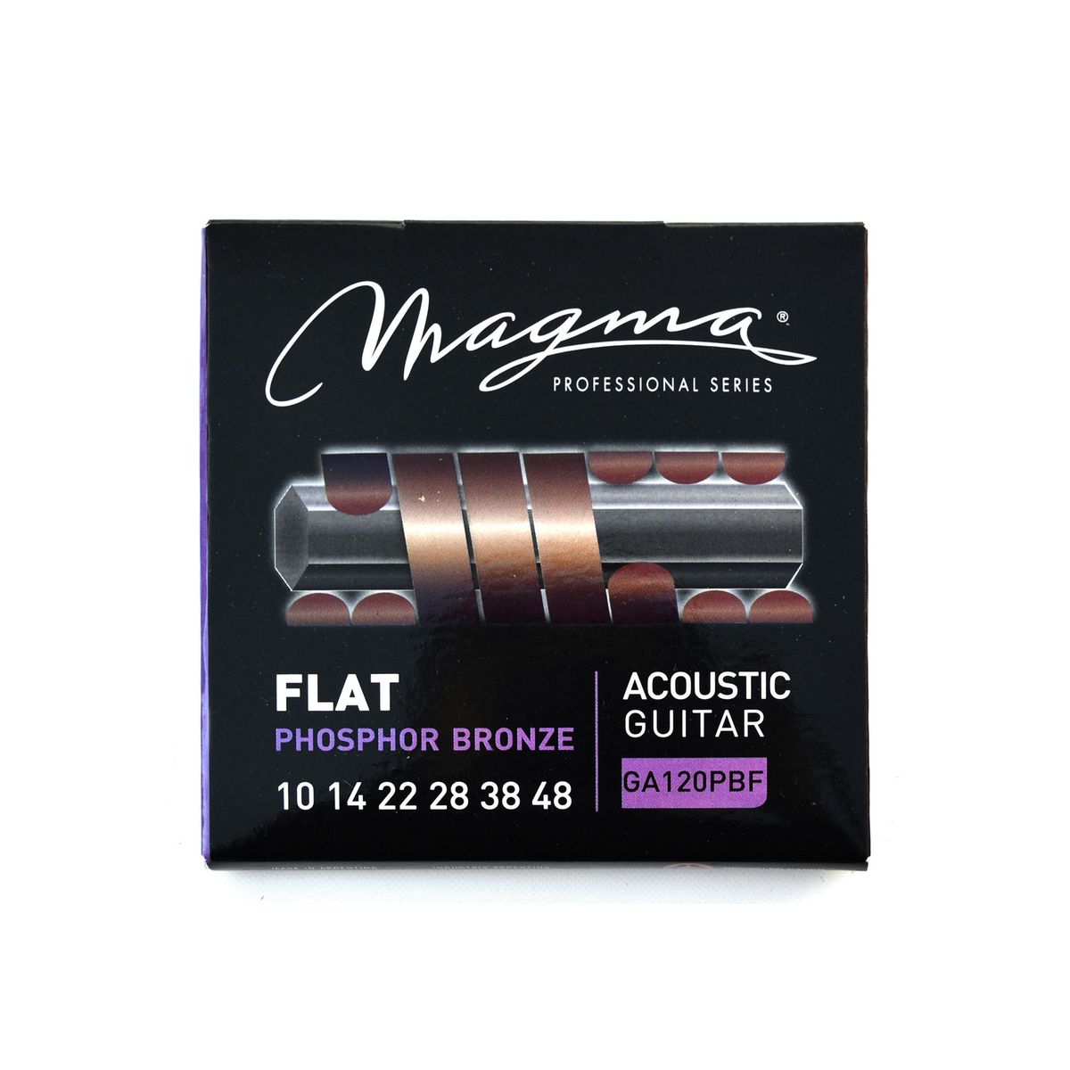 MAGMA - Set Cuerdas Guitarra Acustica Flat GA120PBF Magma
