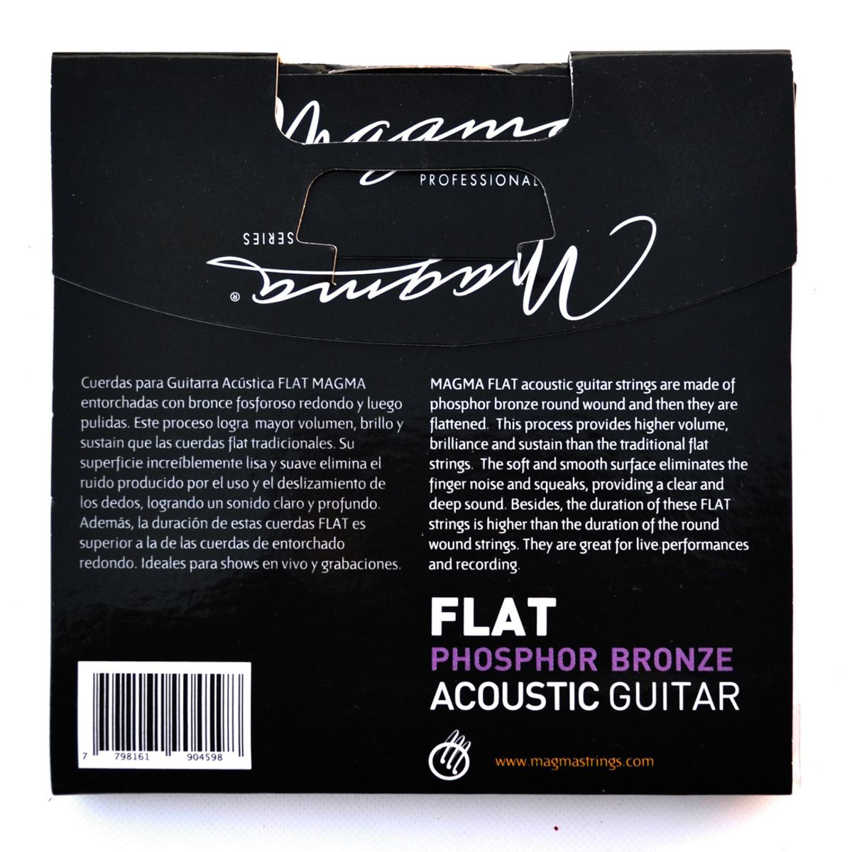 MAGMA - Set Cuerdas Guitarra Acustica Flat GA120PBF Magma