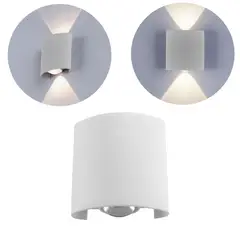 EDWINAYY - Lámpara De Pared De Luz Led Para Exteriores Con Luz Cálida