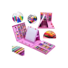 GENERICO - Set De Dibujo Portátil 208 Piezas De Arte Para Niños Kit
