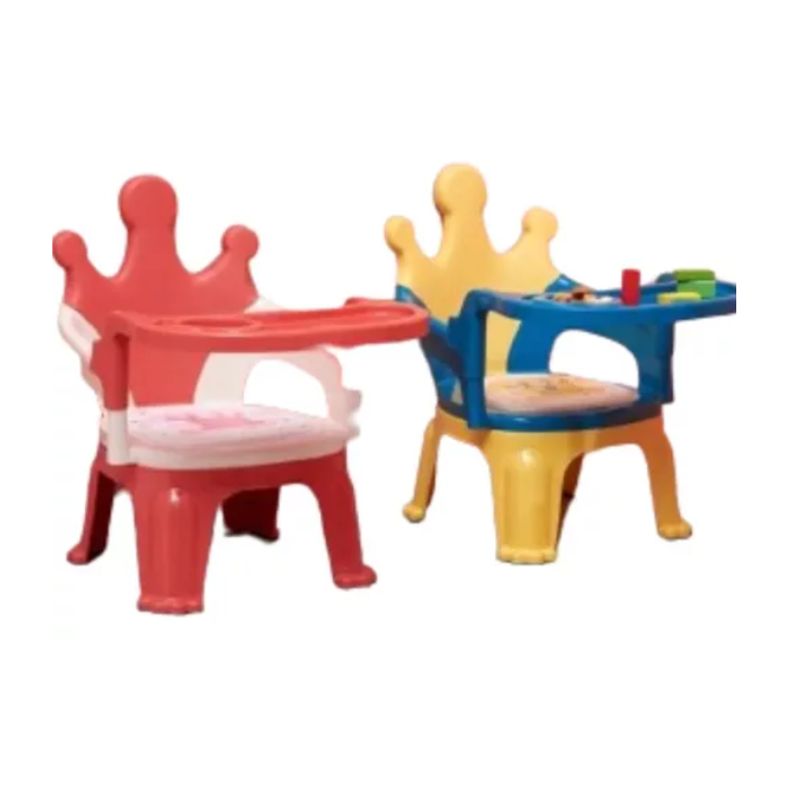 GENERICO - Silla De Comedor Mesa Corona Para Comer Para Bebés Rosa