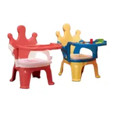 GENERICO - Silla De Comedor Mesa Corona Para Comer Para Bebés Rosa