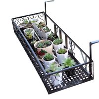 Jardinera Exterior De Barandilla Para Balcón 50x20x12 CM