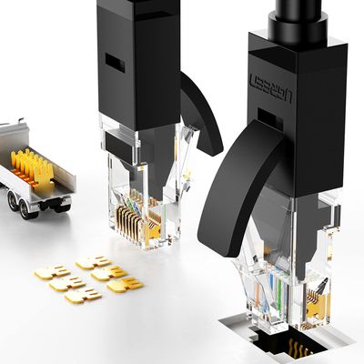 Imagen 2 del producto Cable de Red Cat6 de 20 Metros 1000Mbps Negro NW102