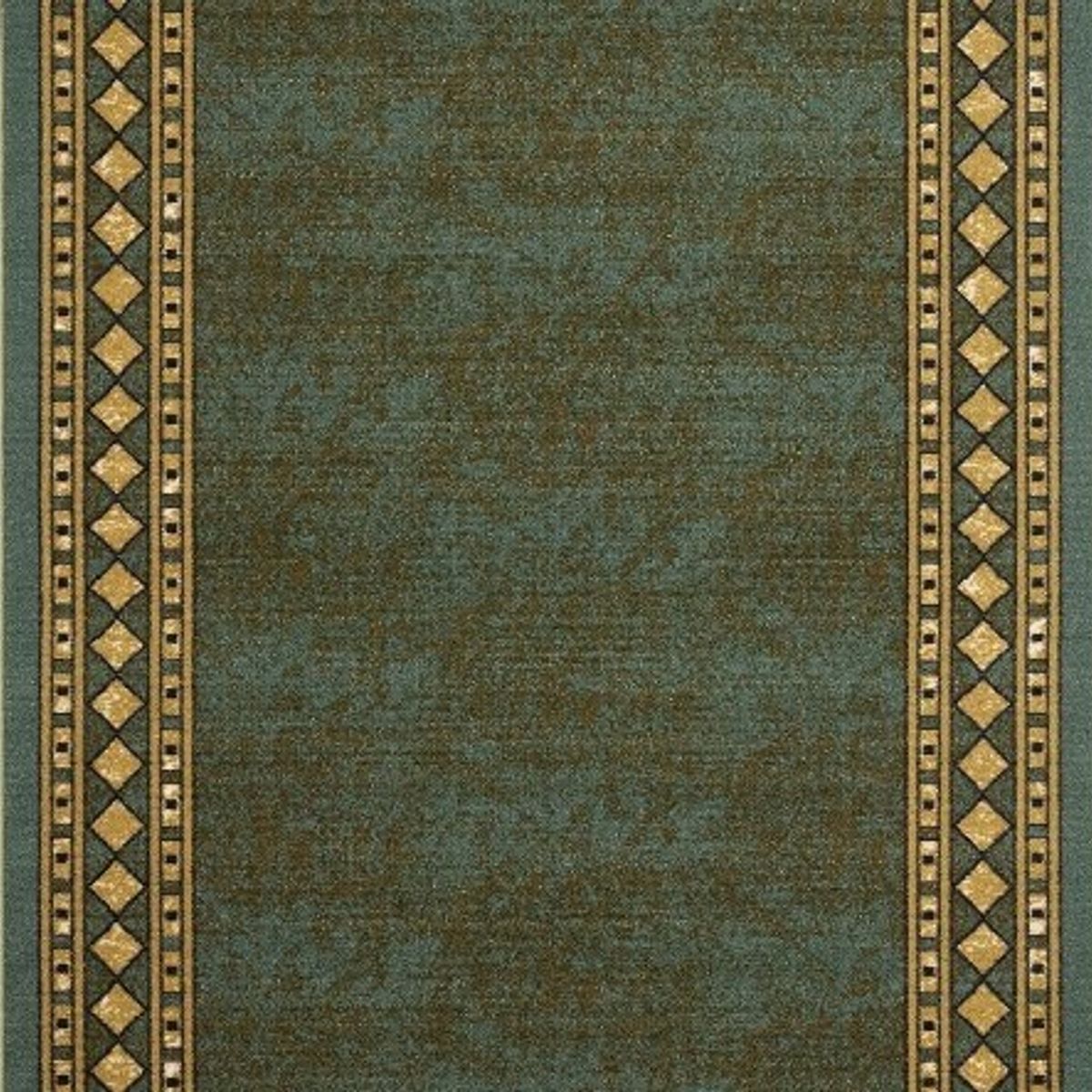 MROTTO - Alfombra Pasillo Verde 70 cm x 120 CM ANTIDESLIZANTE Sin Overlock