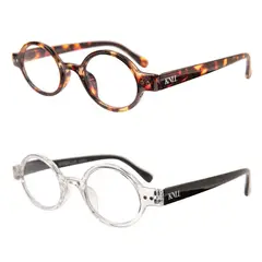 KANALLA - Pack 2 Lentes de Lectura Filtro Luz Azul y UV mod Elegant Tortoise /Transparente 2.0