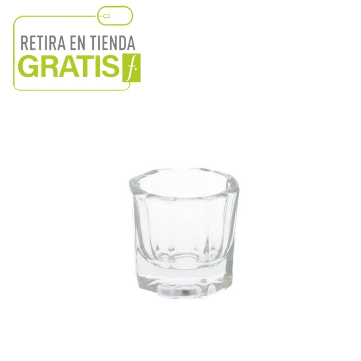 GENERICO - Vaso para acrílico -  Vaso Vidrio Godet