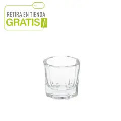 GENERICO - Vaso para acrílico - Vaso Vidrio Godet