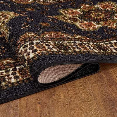 Imagen 2 del producto Alfombra Pasillo Negro 70 cm x 3 metros ANTIDESLIZANTE Sin Overlock