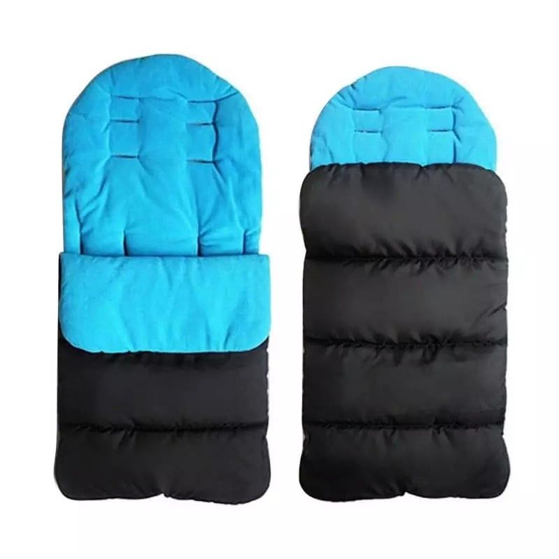 GENERICO - Saco Cobertor para Coche Impermeable Bebé Azul
