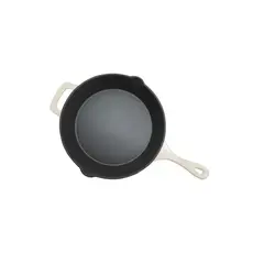 KEEP - Sartén Hierro Fundido Esmaltado 26 cm blanco