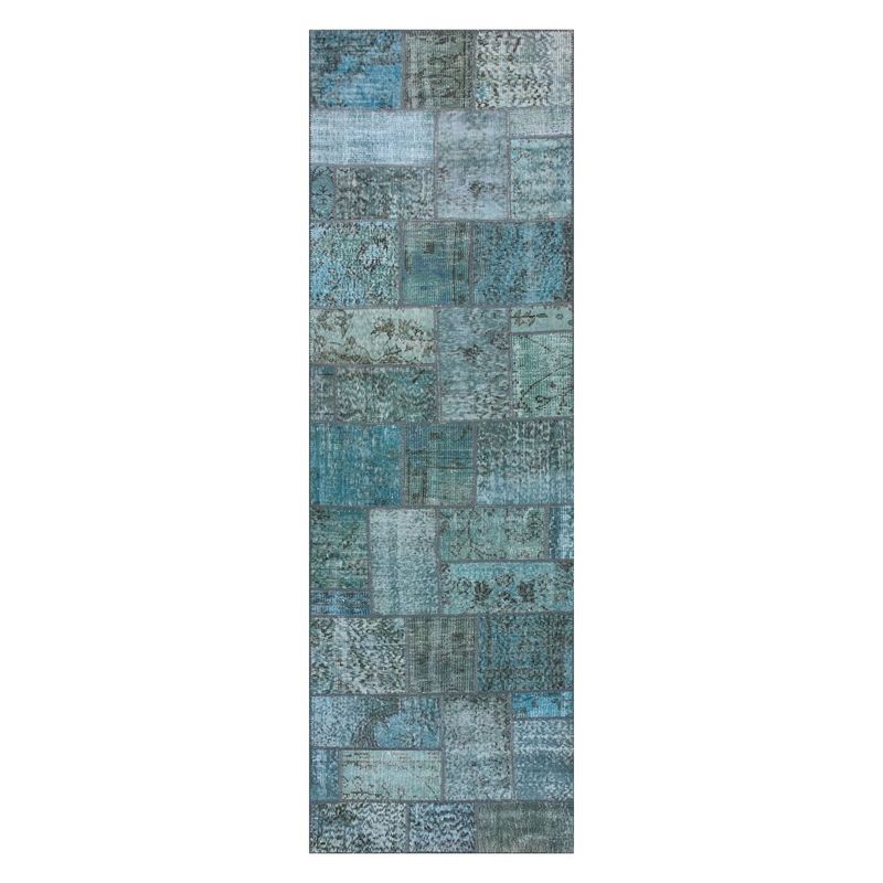 CONSORCIO PERSA - Alfombra Persa de Lana, Patchwork Estambul 3.00 x 0.80 mts.