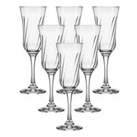 Copas De Champagne Coctel Espumante Lirio 195ml X6