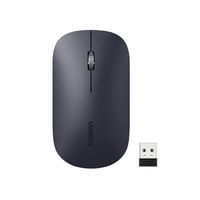 Mouse Inalámbrico Silencioso Ultra-Slim Gris Oscuro MU001