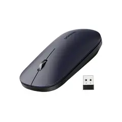 UGREEN - Mouse Inalámbrico Silencioso Ultra-Slim Gris Oscuro MU001