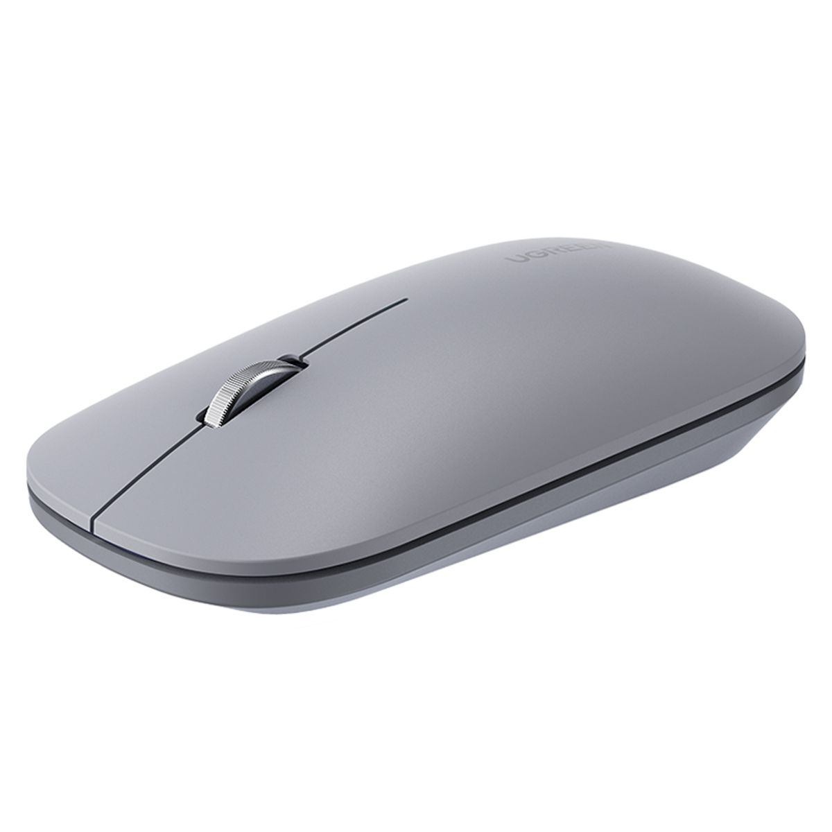 UGREEN - Mouse Inalámbrico Silencioso Ultra-Slim Gris Claro UGREEN MU001