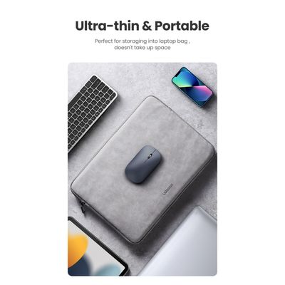 Imagen 2 del producto Mouse Inalámbrico Silencioso Ultra-Slim Gris Claro MU001