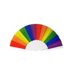 GENERICO - Abanico Plegable De Arcoíris Mes Orgullo Lgbt