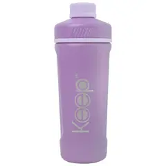 KEEP TITANIO - Botella Metálica Shaker Deportiva 950ml Keep Lila
