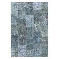 CONSORCIO PERSA - Alfombra Persa de Lana, Patchwork Vintage 3.50 x 2.50 mts..