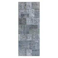 CONSORCIO PERSA - Alfombra Persa de Lana, Patchwork Estambul 2.40 x 0.80 mts.
