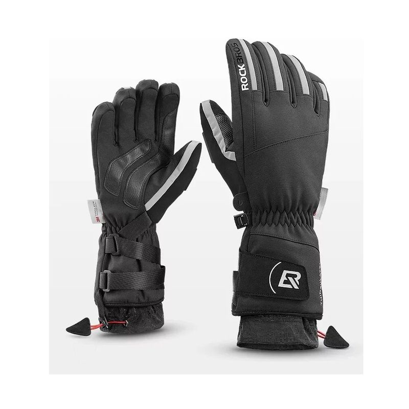 ROCKBROS - Guantes Invierno Frio Nieve Térmicos Impermeables Rockbros