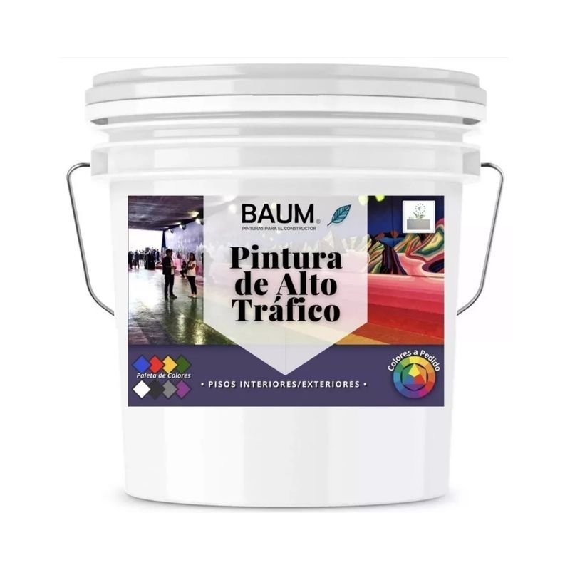 BAUM - PINTURA  ALTO TRAFICO BASE AGUA  AZUL Baum