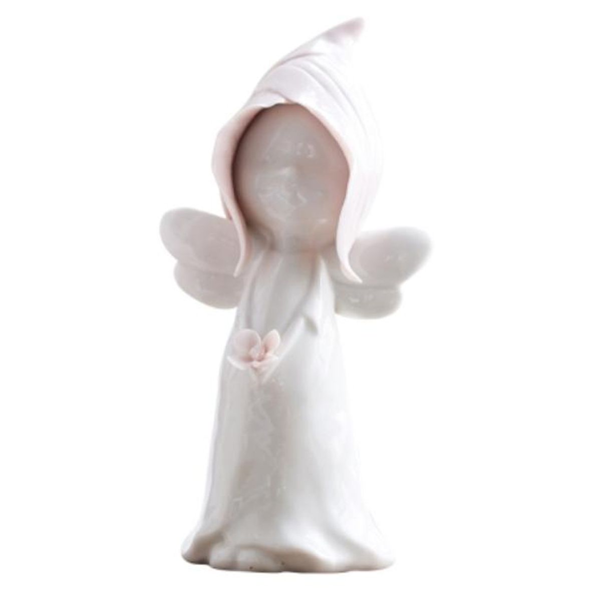BILBOLA - Ángel de porcelana con flor de Juego de te de rosas grande
