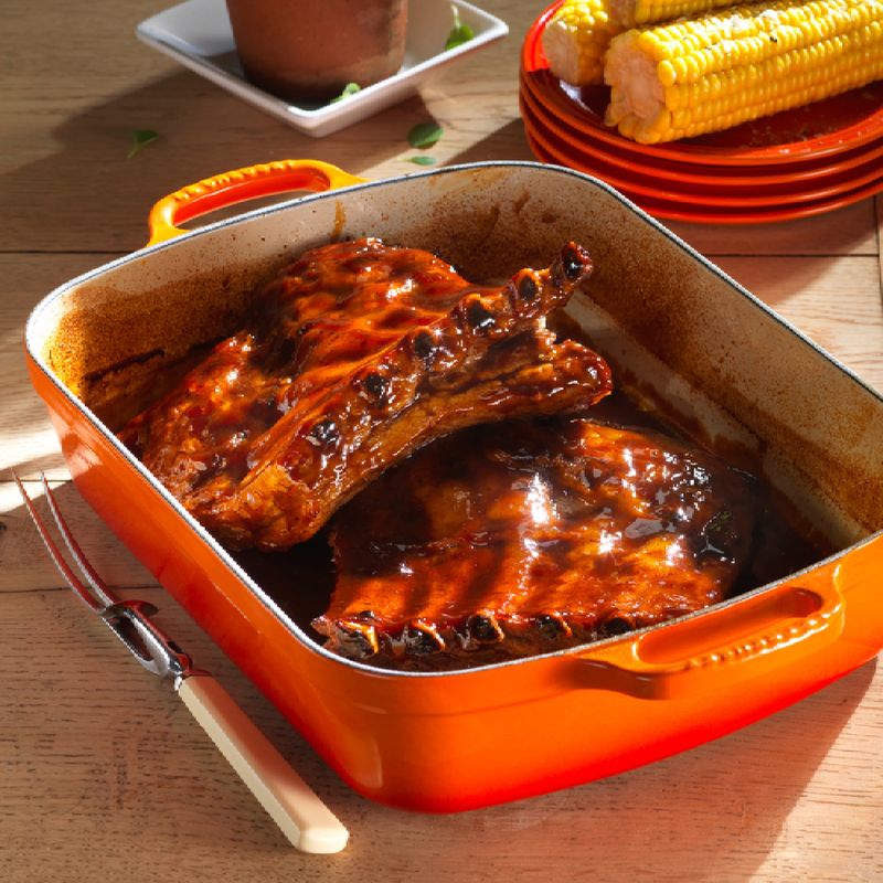 LE CREUSET - Bandeja Rectangular 37cm Volcanico