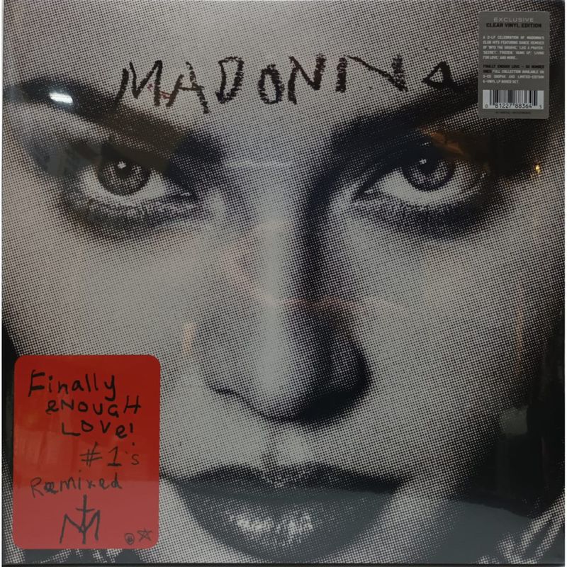 GRUPO LASER DISC - VINILO MADONNA FINALLY ENOUGH LOVE CLEAR 2LP