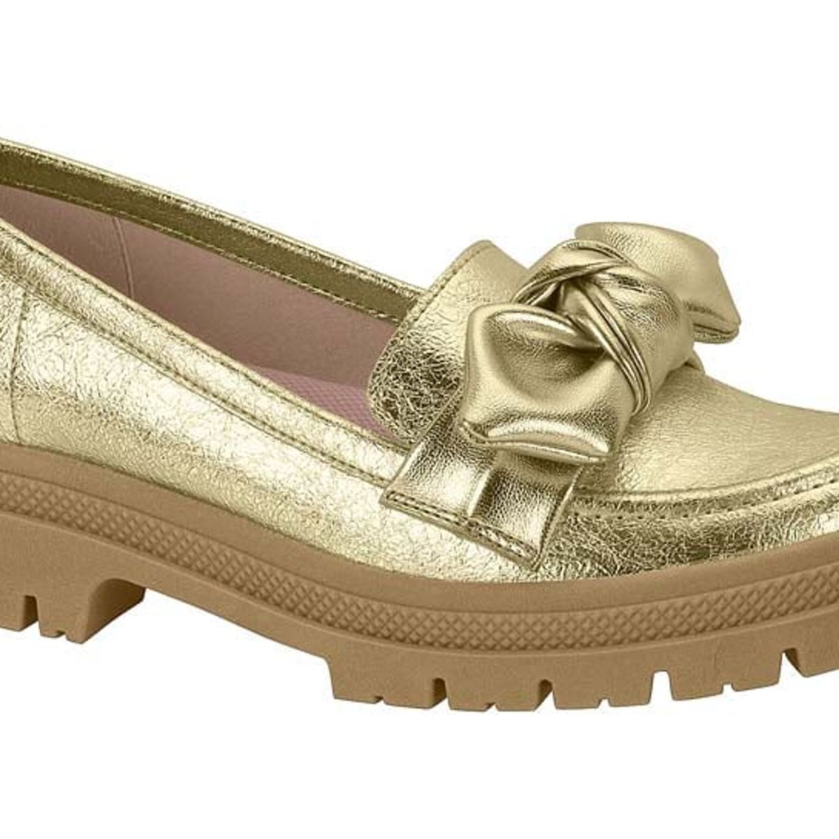 MOLECA - Mocasin Mujer Dorado Moleca