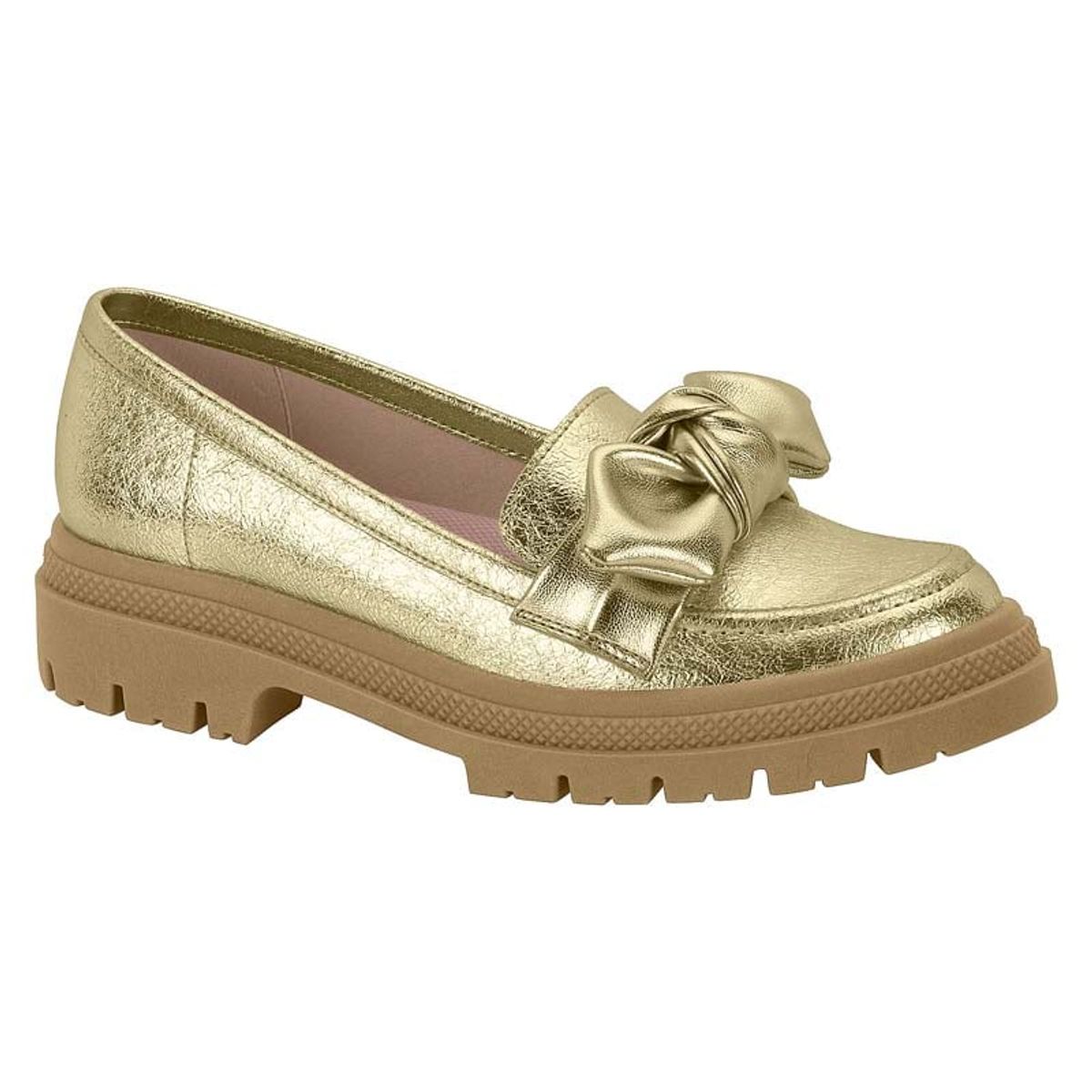 MOLECA - Mocasin Mujer Dorado Moleca