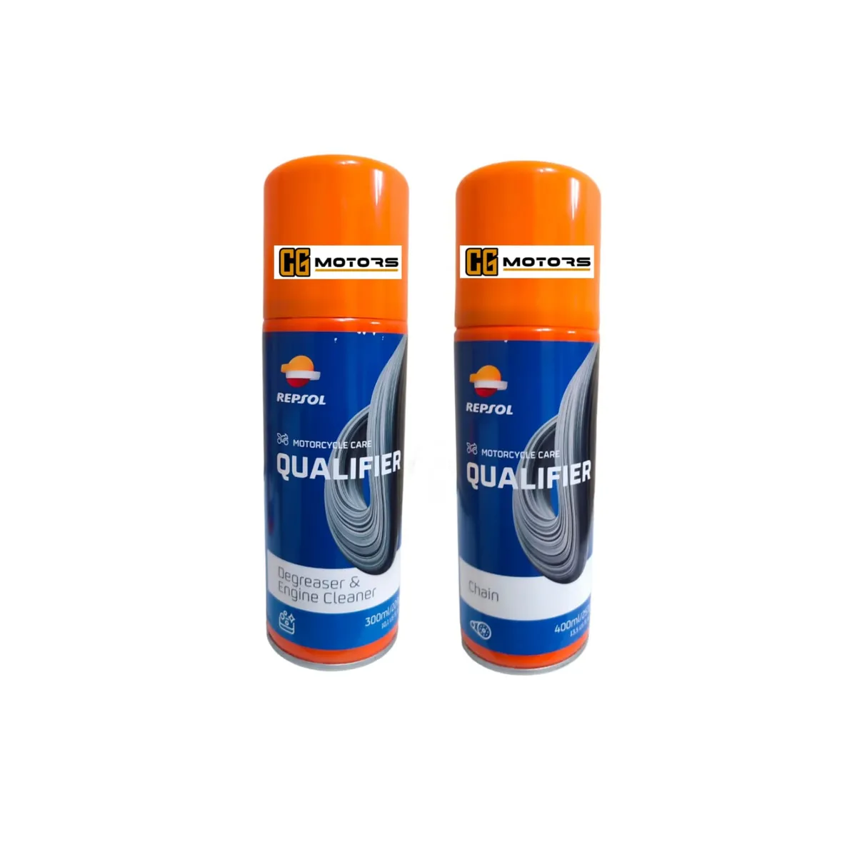 GENERICO - Lubricante de Cadenas + Desengrasante para Motos Repsol