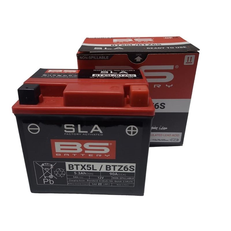 GENERICO - Batería Moto YTX5L - BTX5L - BTZ6S