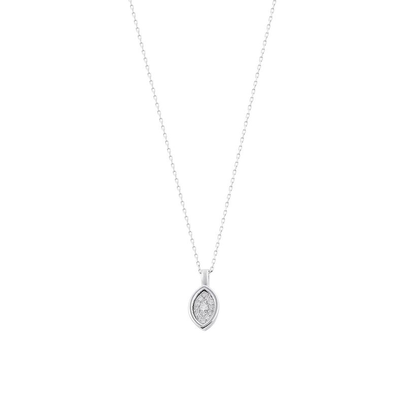 JB JOYAS BARON - Cadena de Oro de 18kt con brillante central 4 puntos