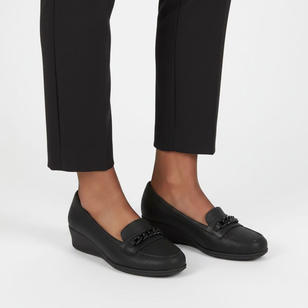 MODARE - Mocasin Mujer Negro Modare