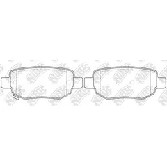 GENERICO - Pastillas Traseras Chery Tiggo 1.6 - 2.0 2014 - 2019