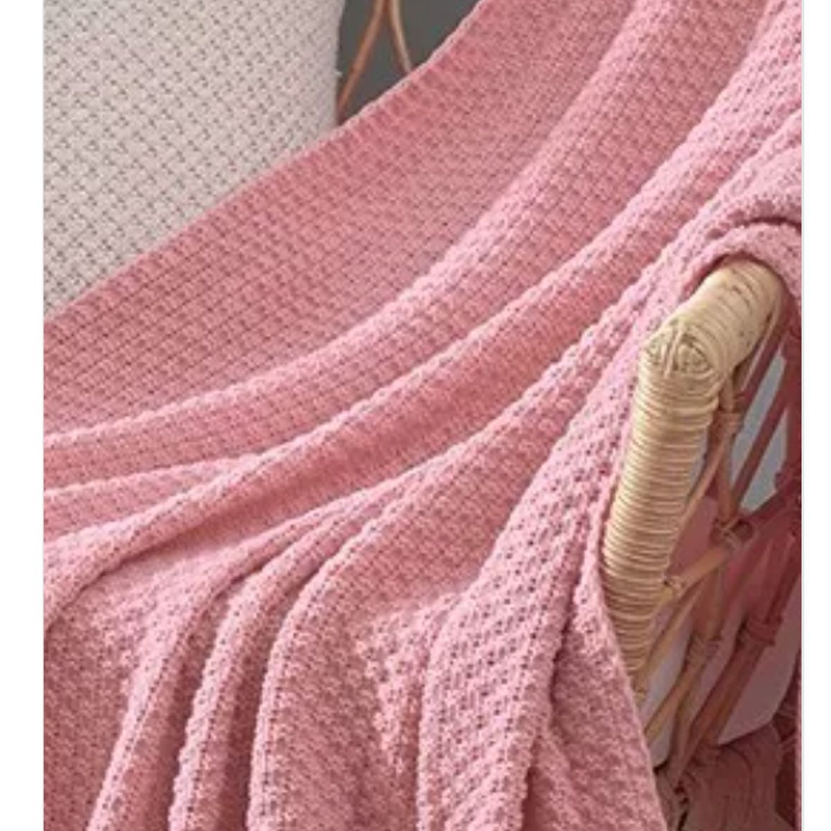 GENERICO - Manta Para Sofá Con Pompón Decoración Manta De Sillón Mueble