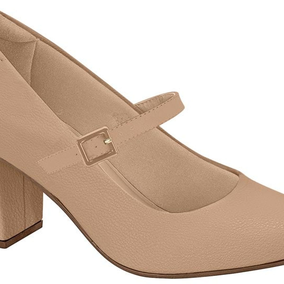 MODARE - Zapato Mujer Taco Cuadrado Nude Modare