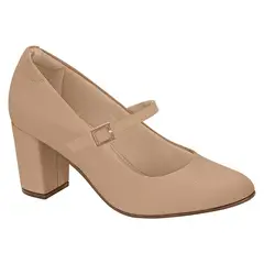 MODARE - Zapato Mujer Taco Cuadrado Nude