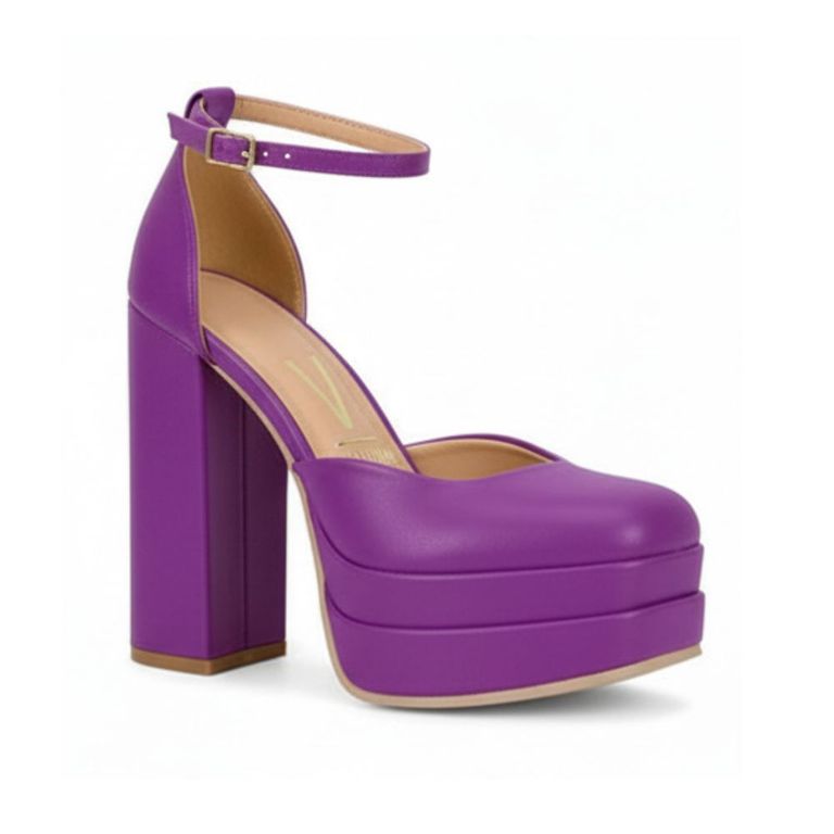 ZAPATO MUJER MAXI PLATAFORMA VIOLETA