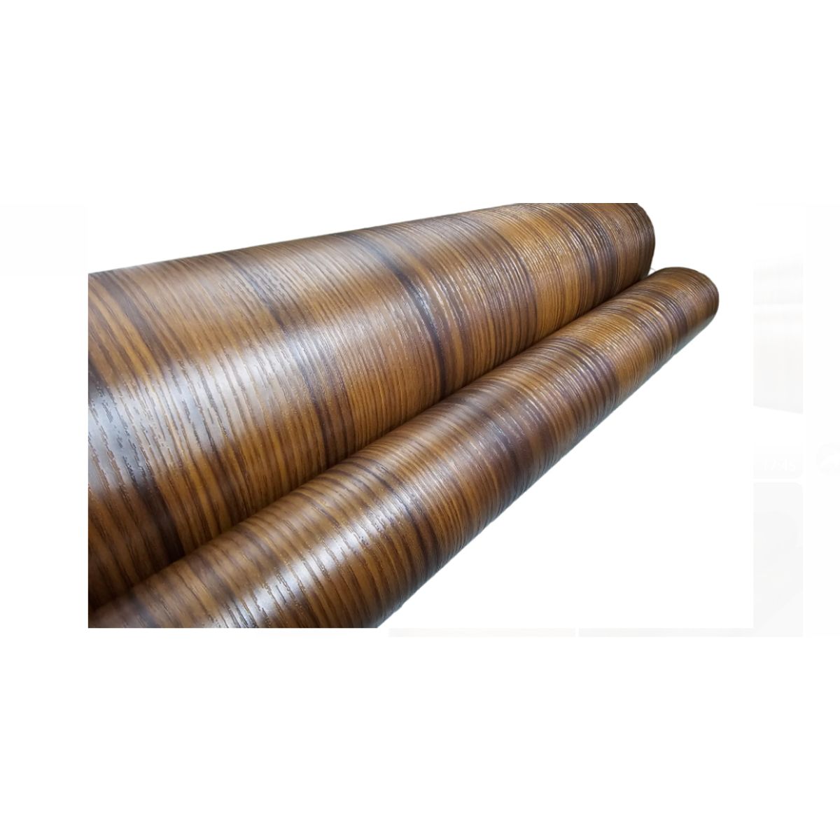 GENERICO - Papel Mural Texturizado Autoadhesivo Rollo 10mt X 60cm Madera Oscura