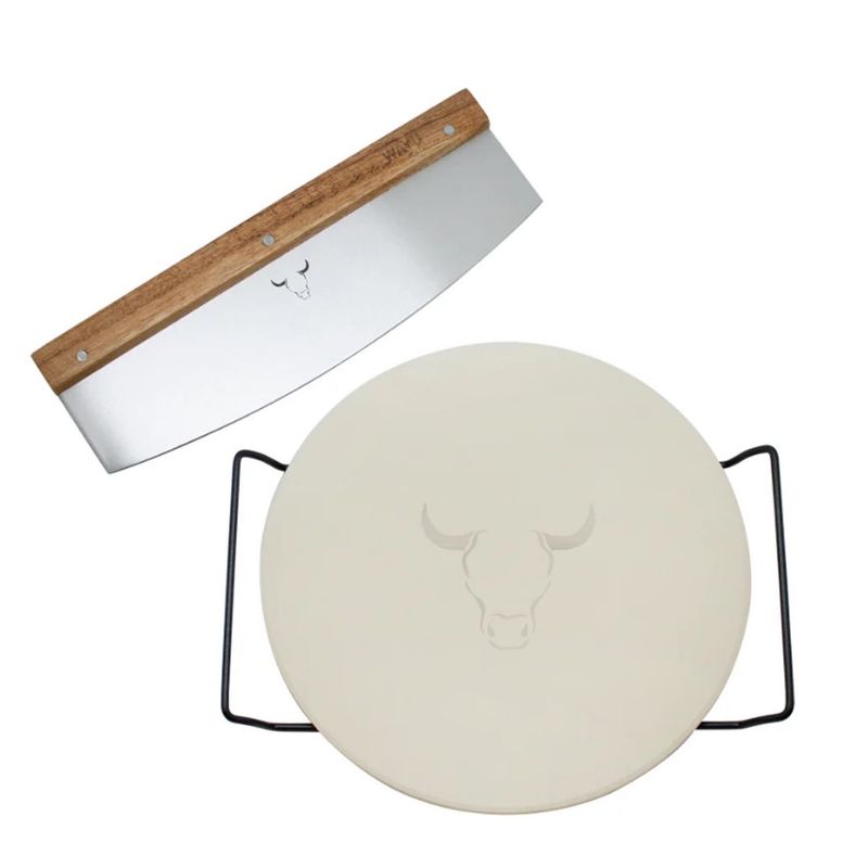 WAYU - Set Pizza Piedra + Cortador XL Wayu