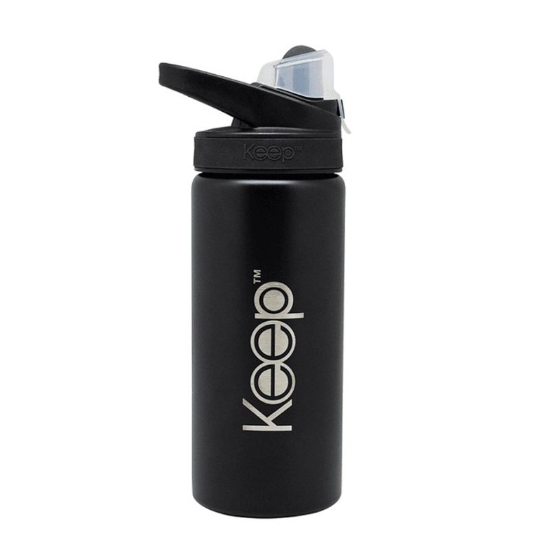 KEEP - BOTELLA MANGO KEEP COLORES - Negro