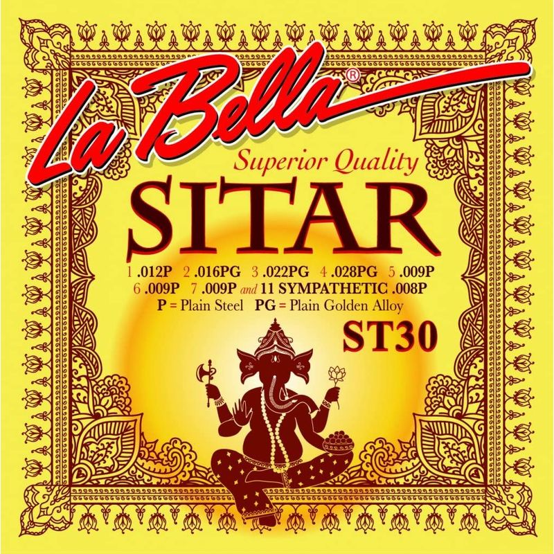 LA BELLA - Set de Cuerdas para Sitar La Bella ST30