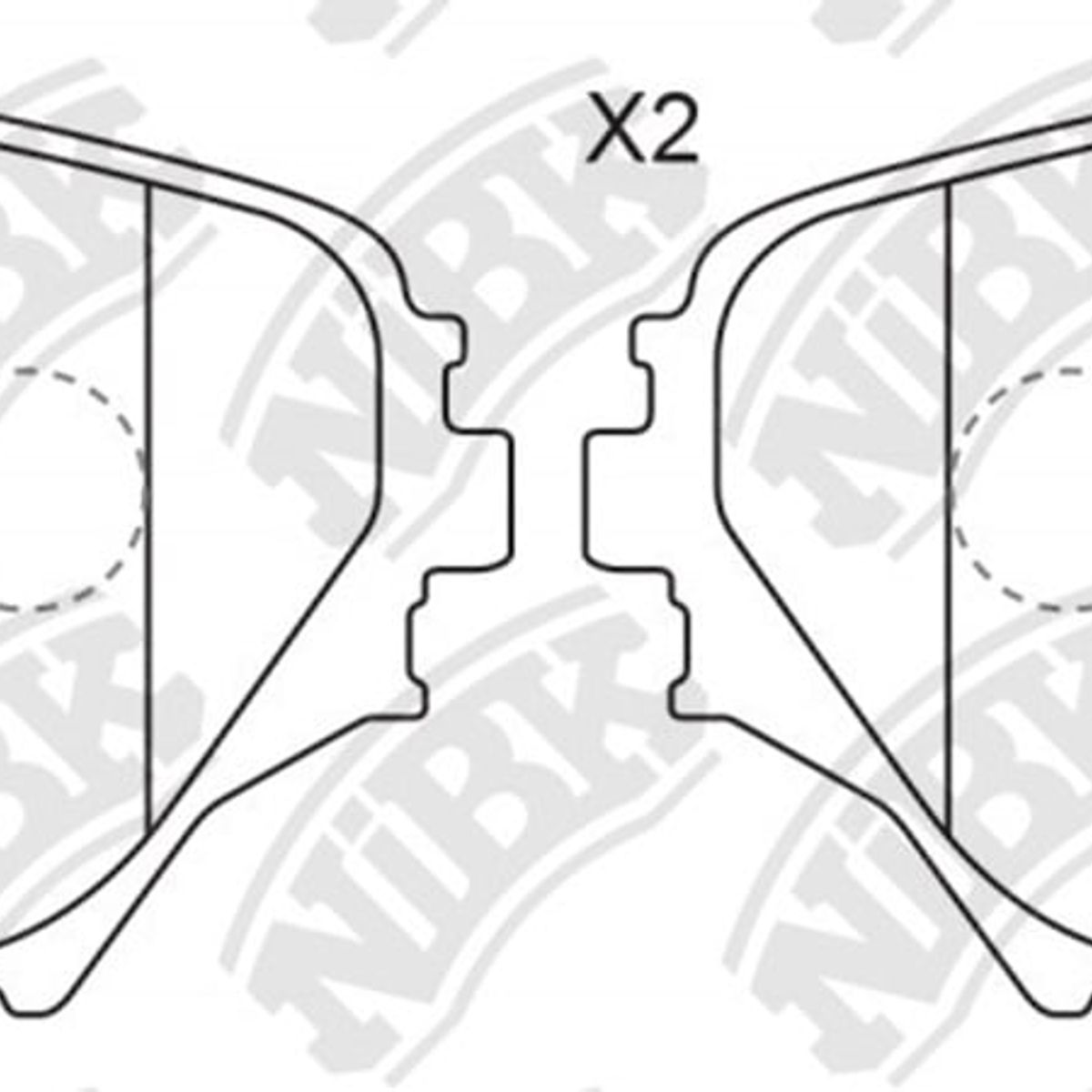 GENERICO - Pastillas Delanteras Toyota Rav 4 Advantage 2000 -2006